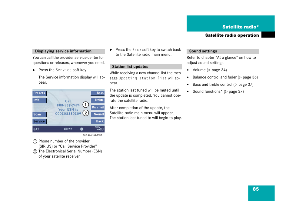 Mercedes-Benz C-Class 2006 COMAND Manual User Manual | Page 87 / 202