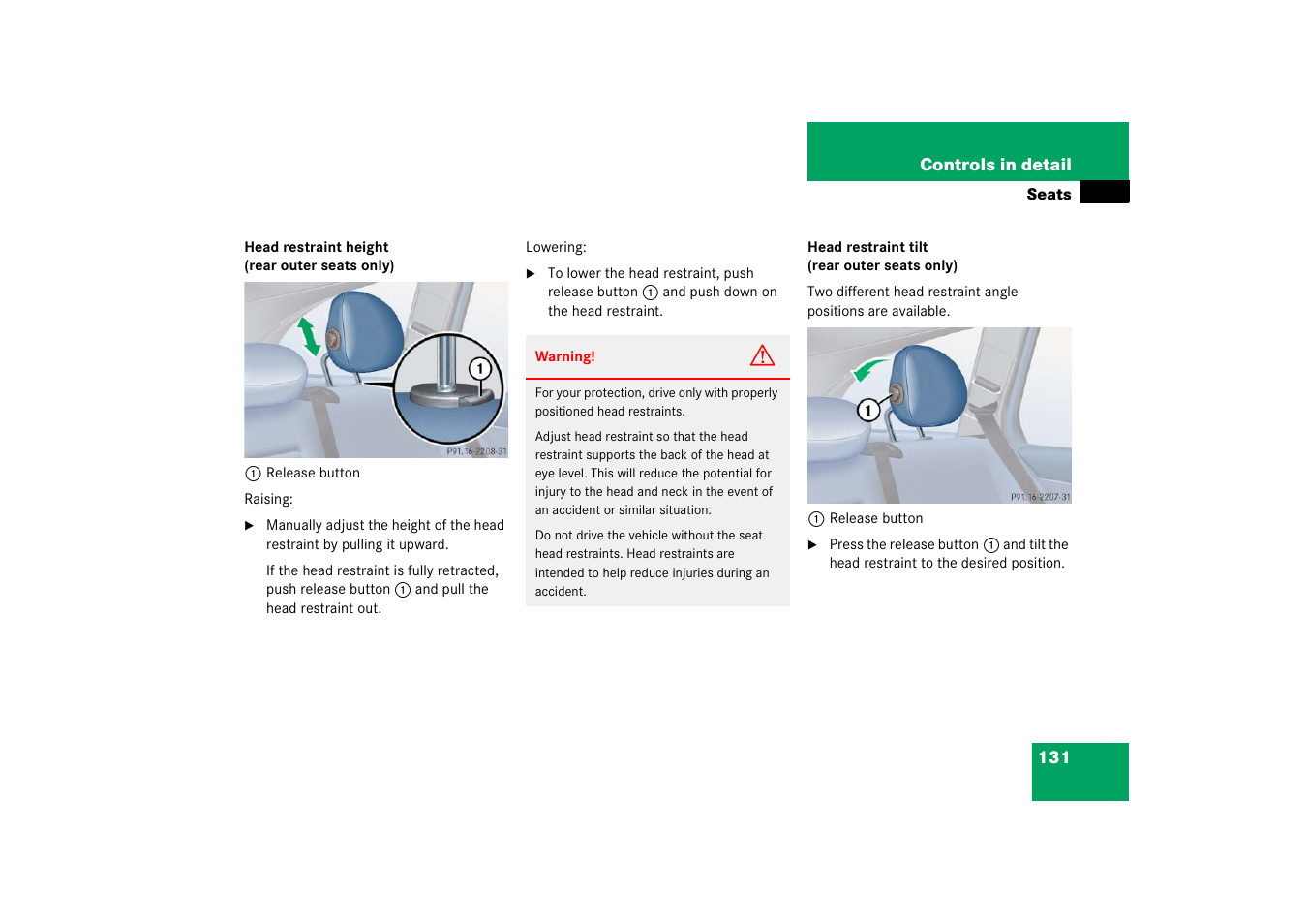 Mercedes-Benz E-Wagon 2006 Owners Manual User Manual | Page 132 / 521