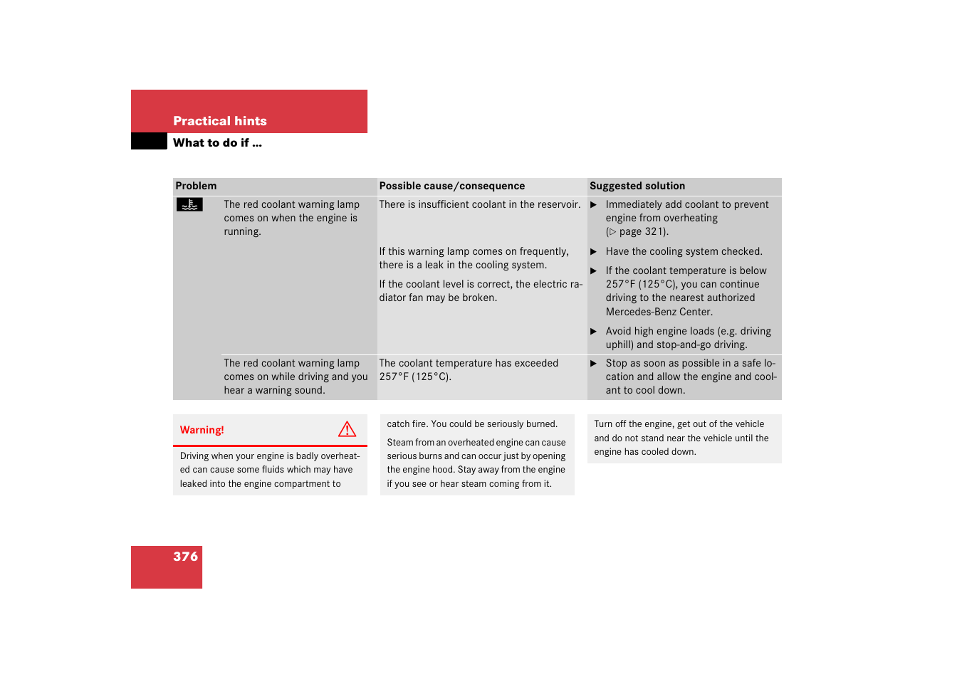 Mercedes-Benz E-Wagon 2006 Owners Manual User Manual | Page 377 / 521