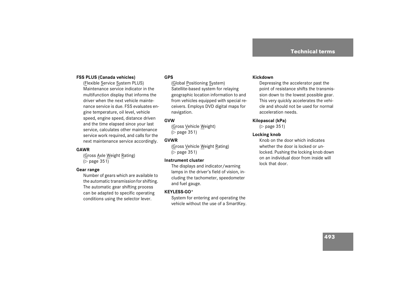 Mercedes-Benz E-Wagon 2006 Owners Manual User Manual | Page 494 / 521