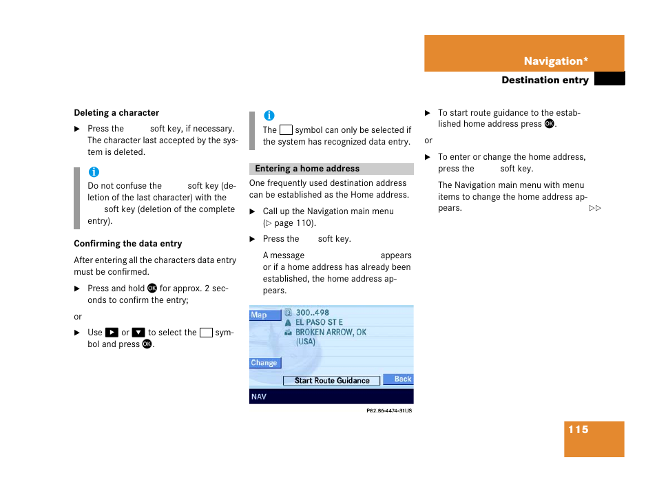 Mercedes-Benz E-Class 2006 COMAND Manual User Manual | Page 116 / 185