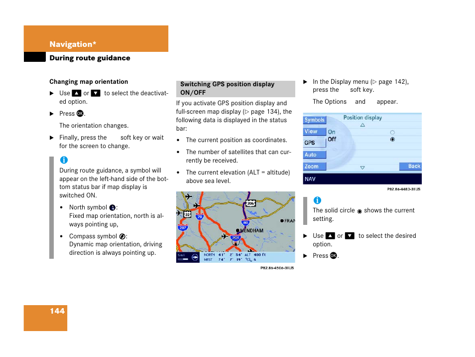 Mercedes-Benz E-Class 2006 COMAND Manual User Manual | Page 145 / 185