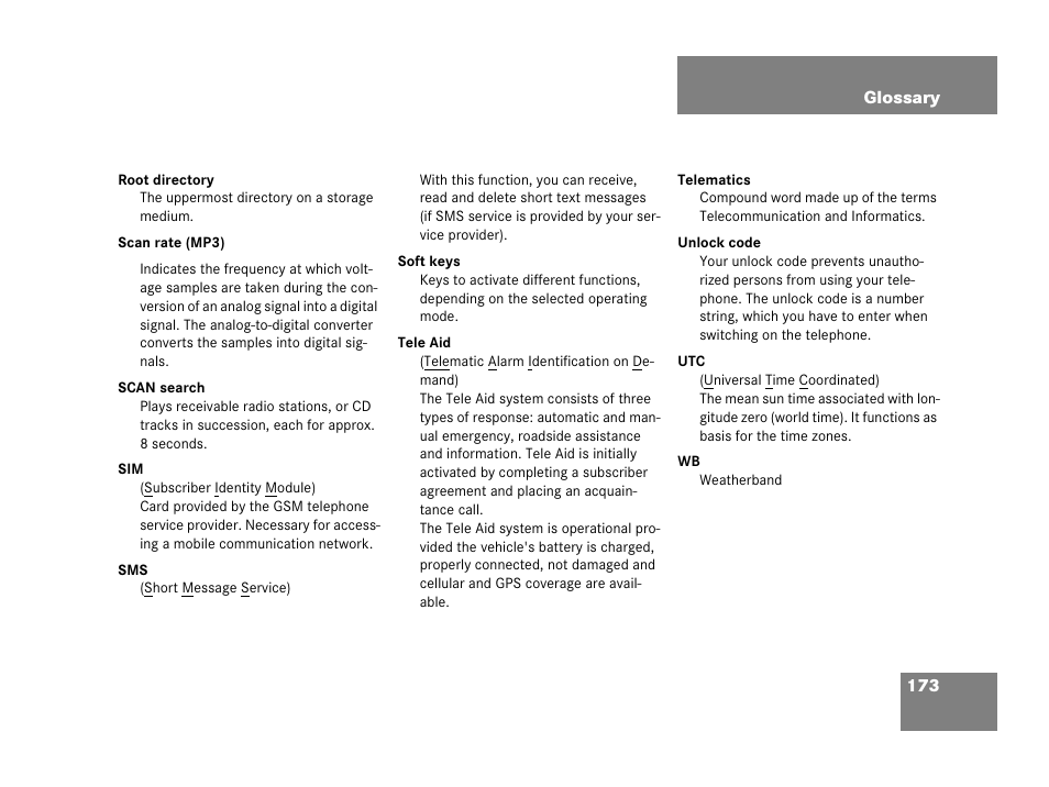 Mercedes-Benz E-Class 2006 COMAND Manual User Manual | Page 174 / 185