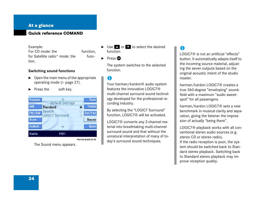 Mercedes-Benz E-Class 2006 COMAND Manual User Manual | Page 35 / 185