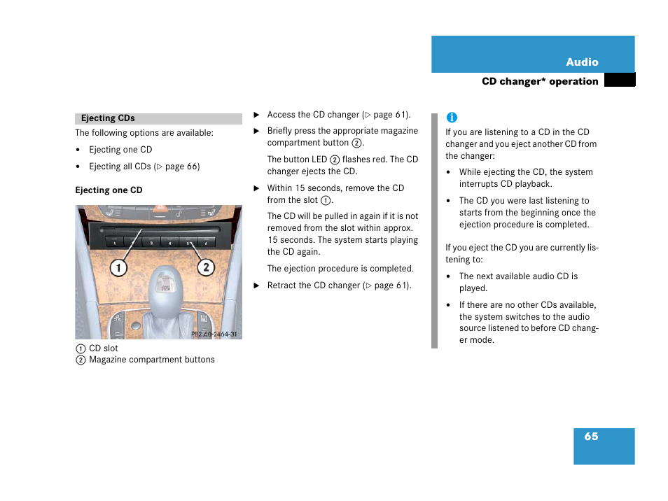 Mercedes-Benz E-Class 2006 COMAND Manual User Manual | Page 66 / 185