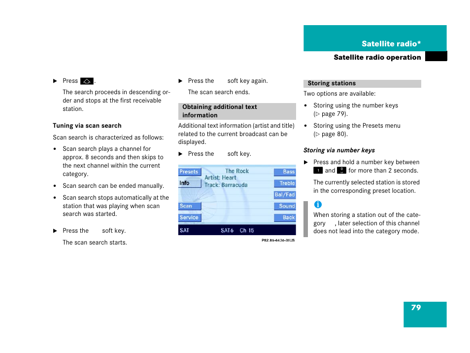 Mercedes-Benz E-Class 2006 COMAND Manual User Manual | Page 80 / 185