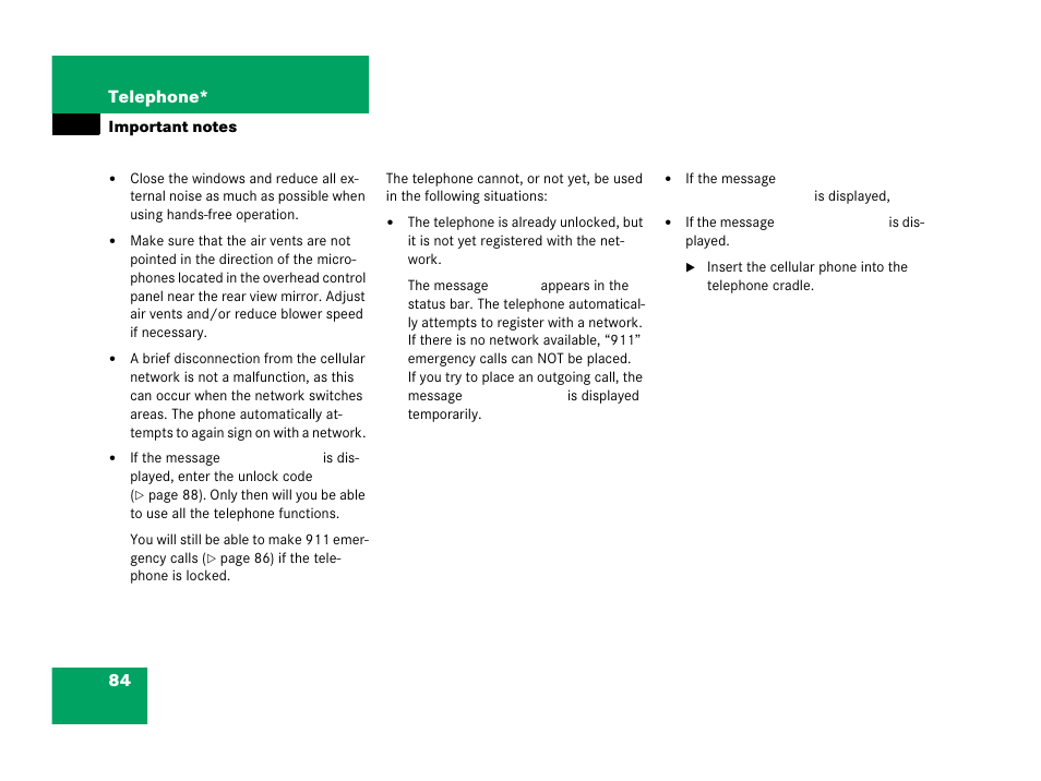 Mercedes-Benz E-Class 2006 COMAND Manual User Manual | Page 85 / 185