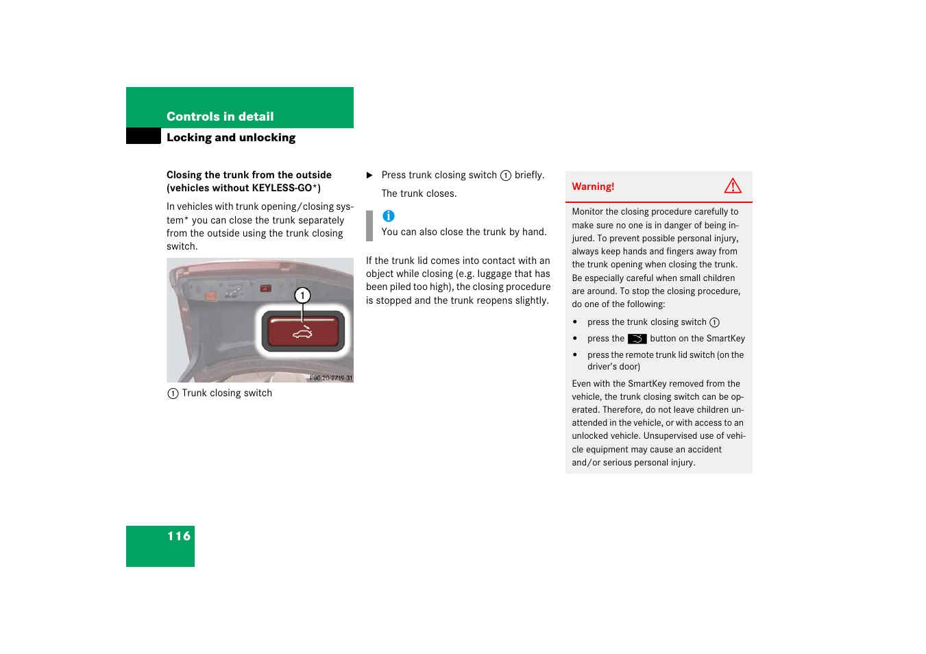 Mercedes-Benz CLS-Class 2006 Owners Manual User Manual | Page 117 / 498
