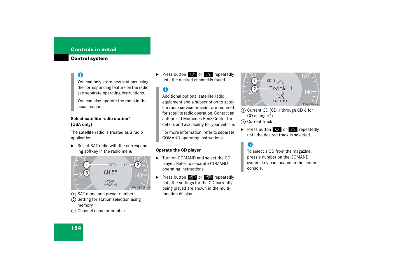 Mercedes-Benz CLS-Class 2006 Owners Manual User Manual | Page 155 / 498
