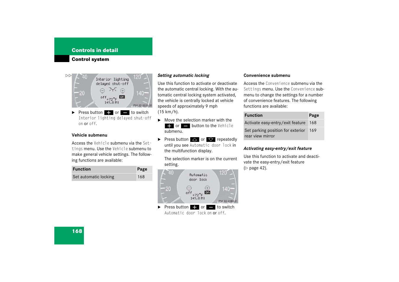 Mercedes-Benz CLS-Class 2006 Owners Manual User Manual | Page 169 / 498
