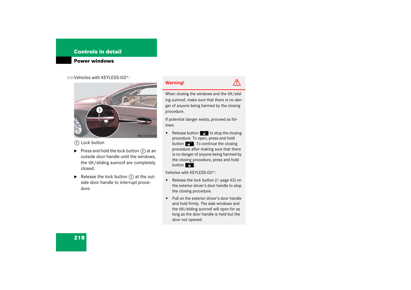 Mercedes-Benz CLS-Class 2006 Owners Manual User Manual | Page 219 / 498