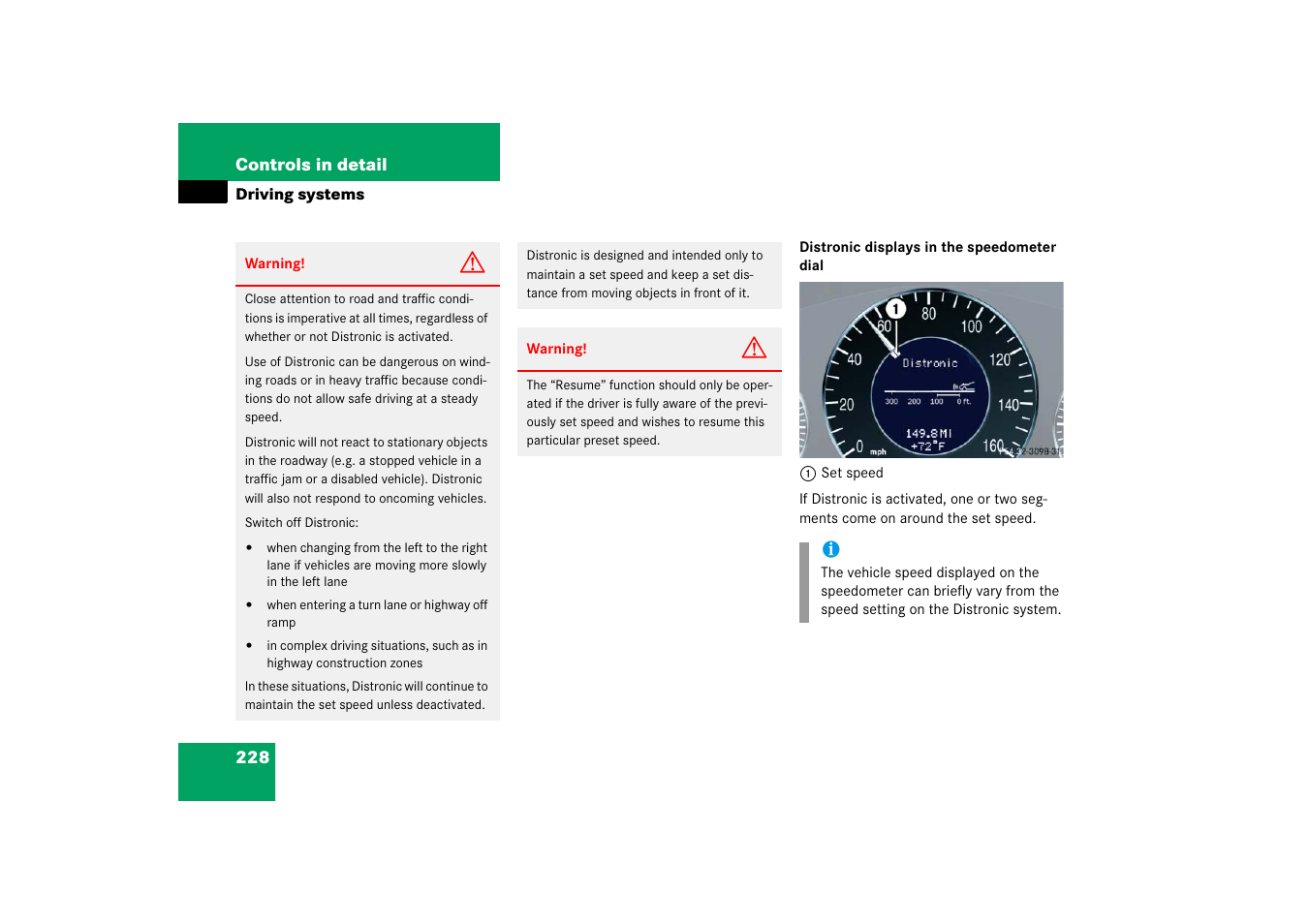 Mercedes-Benz CLS-Class 2006 Owners Manual User Manual | Page 229 / 498