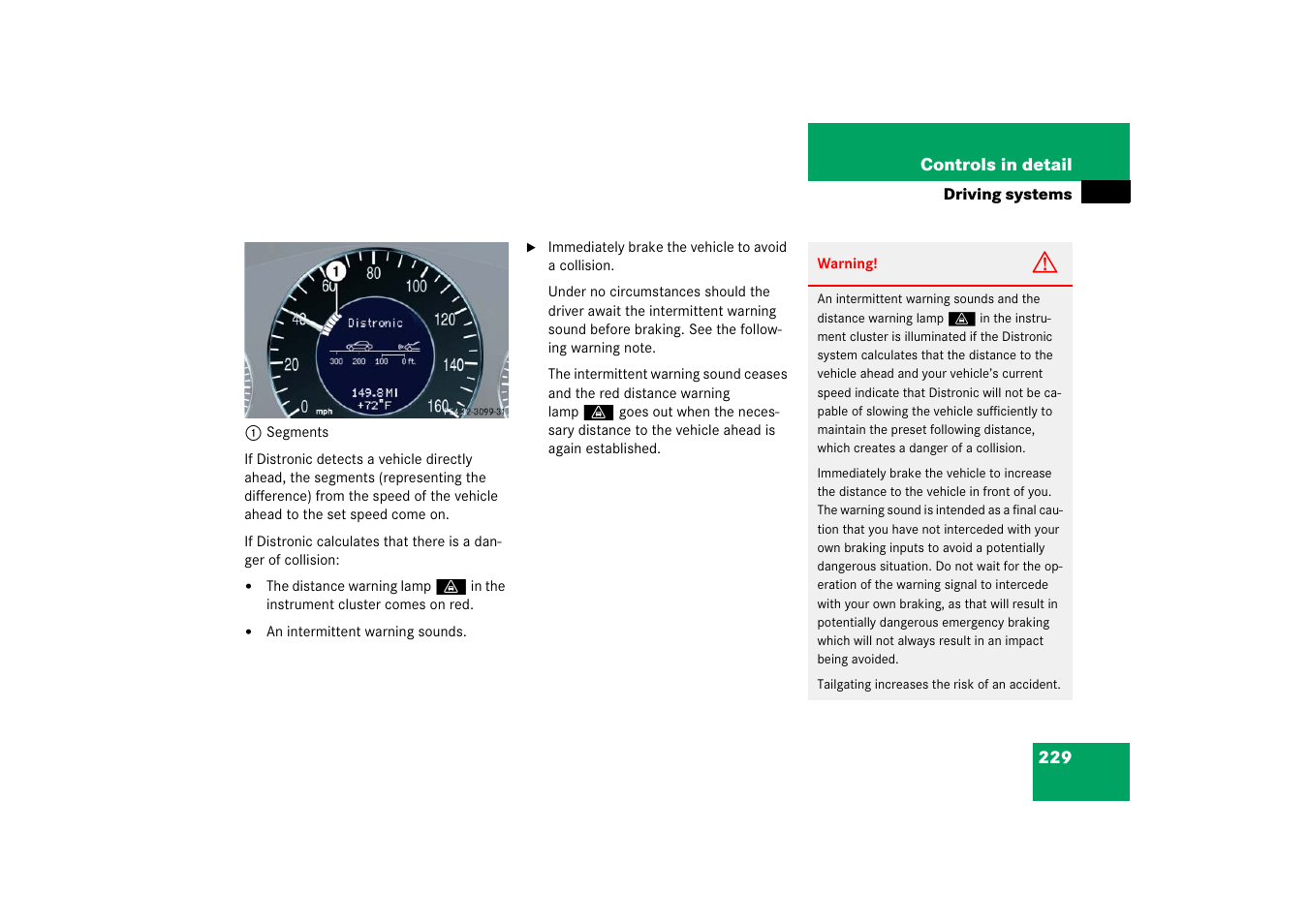 Mercedes-Benz CLS-Class 2006 Owners Manual User Manual | Page 230 / 498