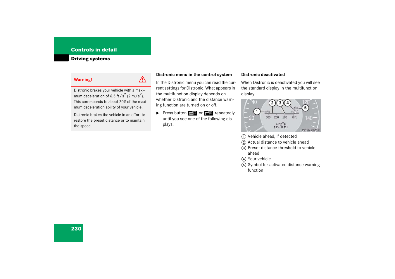 Mercedes-Benz CLS-Class 2006 Owners Manual User Manual | Page 231 / 498