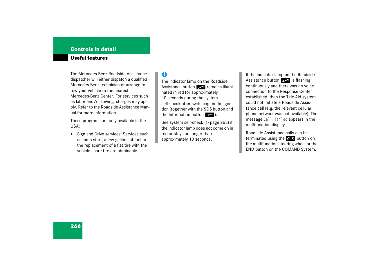 Mercedes-Benz CLS-Class 2006 Owners Manual User Manual | Page 267 / 498