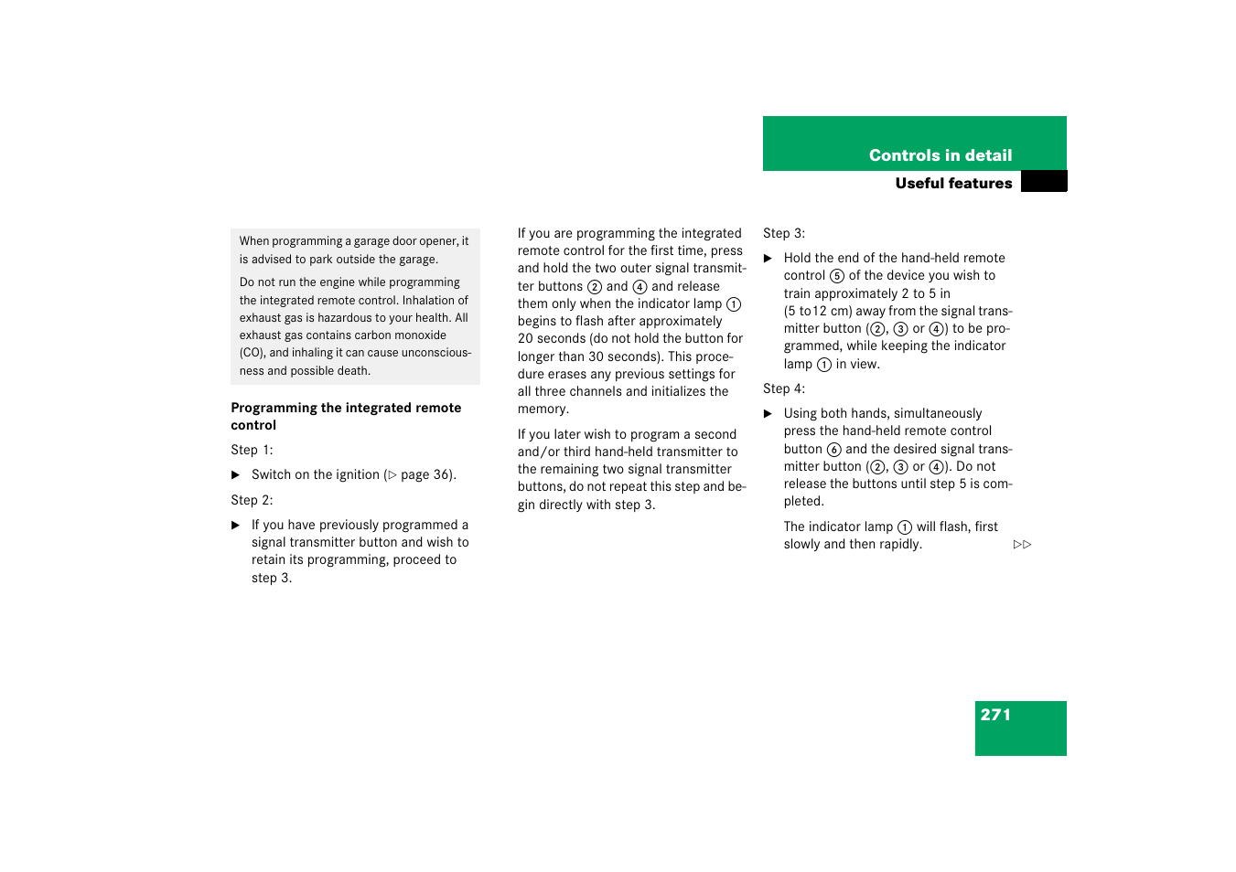 Mercedes-Benz CLS-Class 2006 Owners Manual User Manual | Page 272 / 498