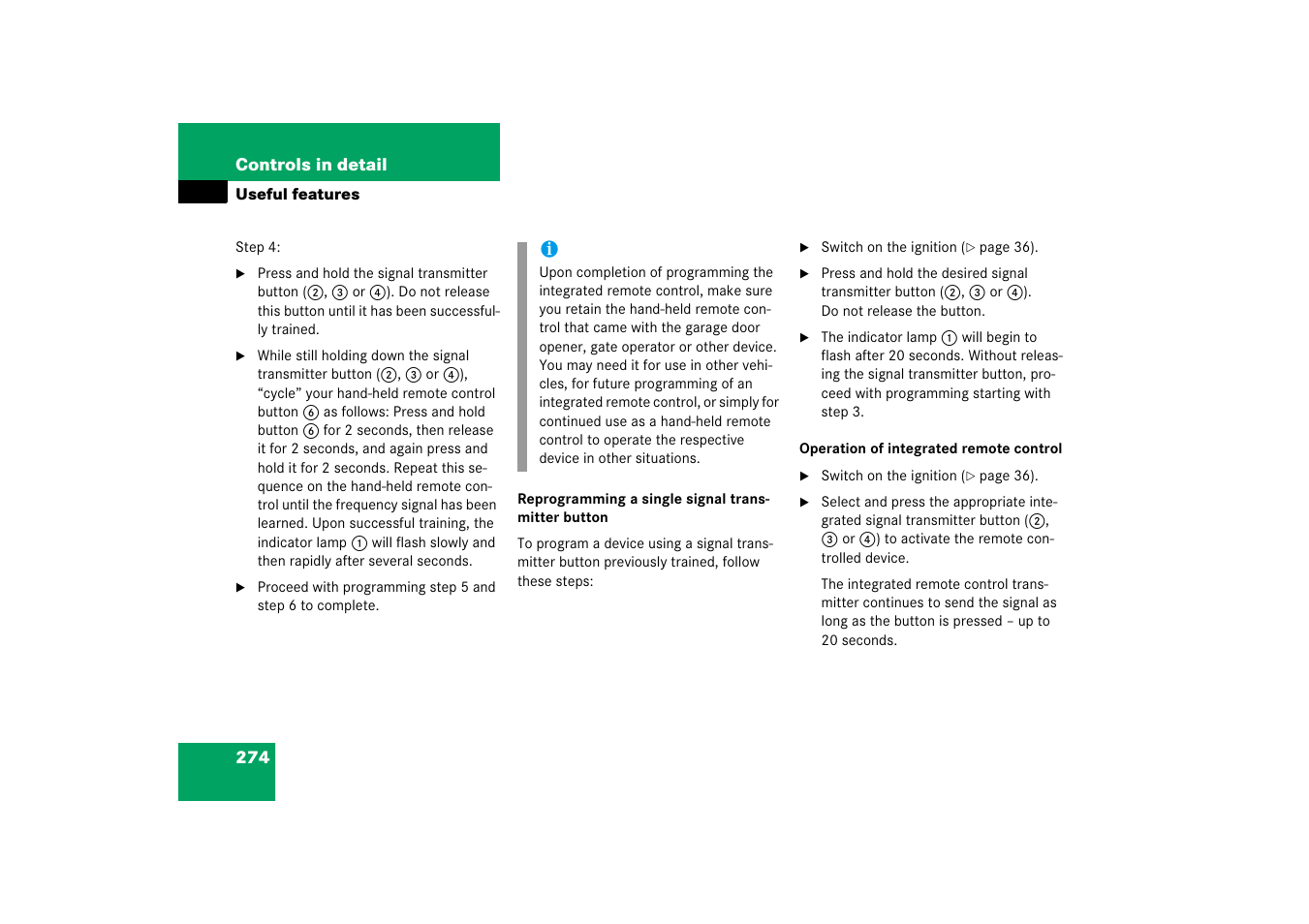 Mercedes-Benz CLS-Class 2006 Owners Manual User Manual | Page 275 / 498