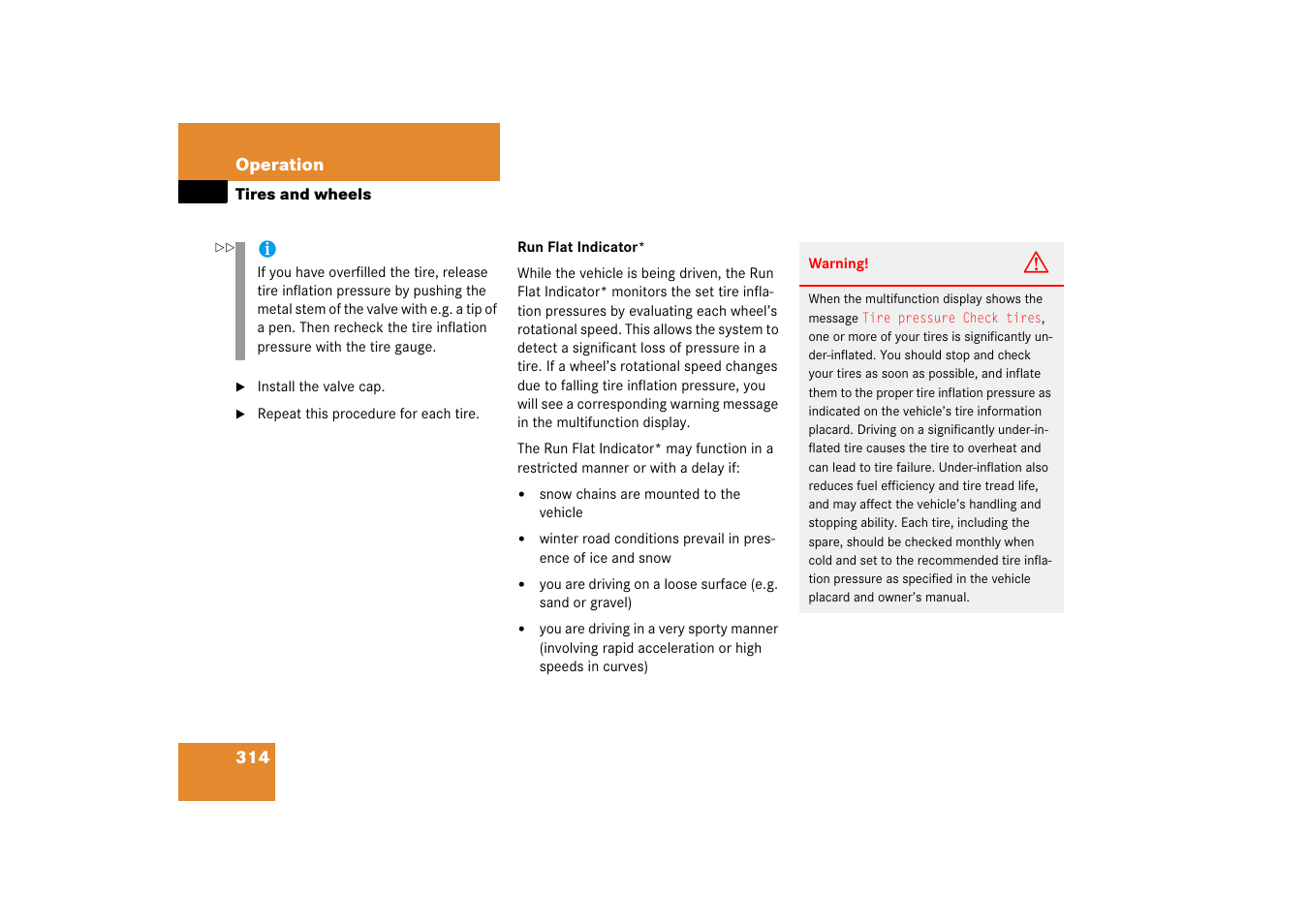 Mercedes-Benz CLS-Class 2006 Owners Manual User Manual | Page 315 / 498