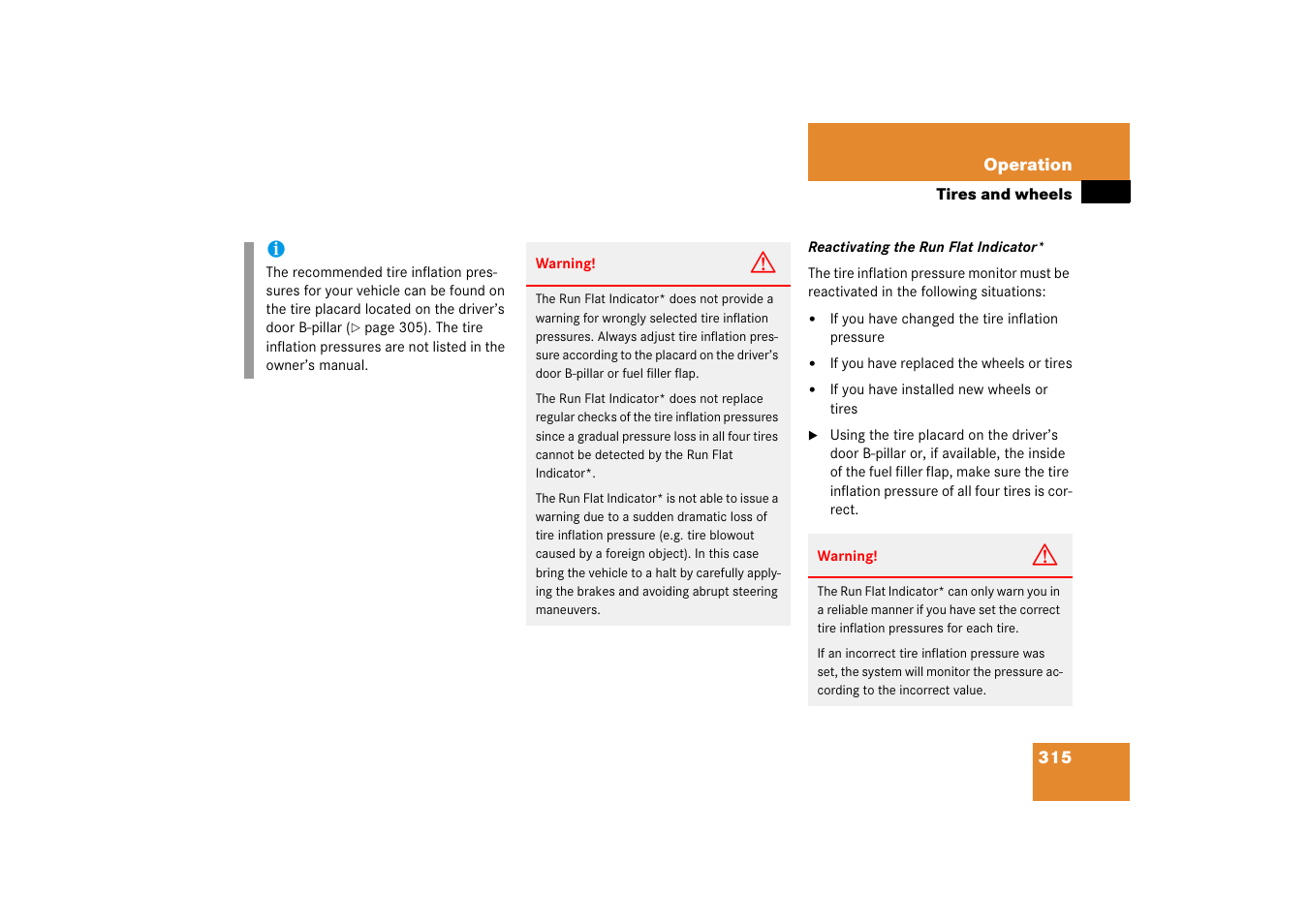 Mercedes-Benz CLS-Class 2006 Owners Manual User Manual | Page 316 / 498