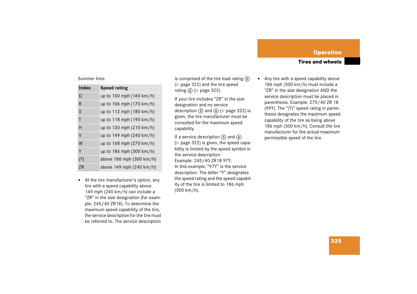 Mercedes-Benz CLS-Class 2006 Owners Manual User Manual | Page 326 / 498