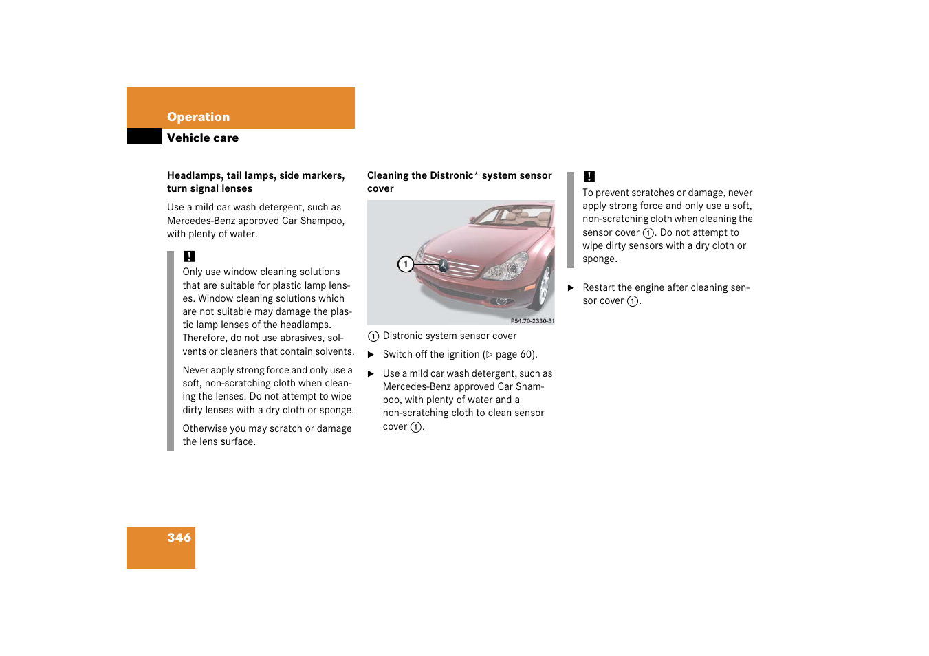 Mercedes-Benz CLS-Class 2006 Owners Manual User Manual | Page 347 / 498