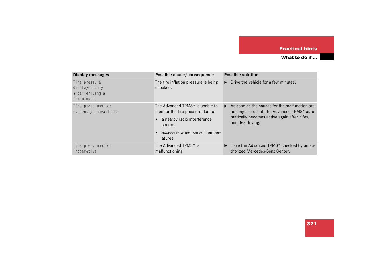 Mercedes-Benz CLS-Class 2006 Owners Manual User Manual | Page 372 / 498