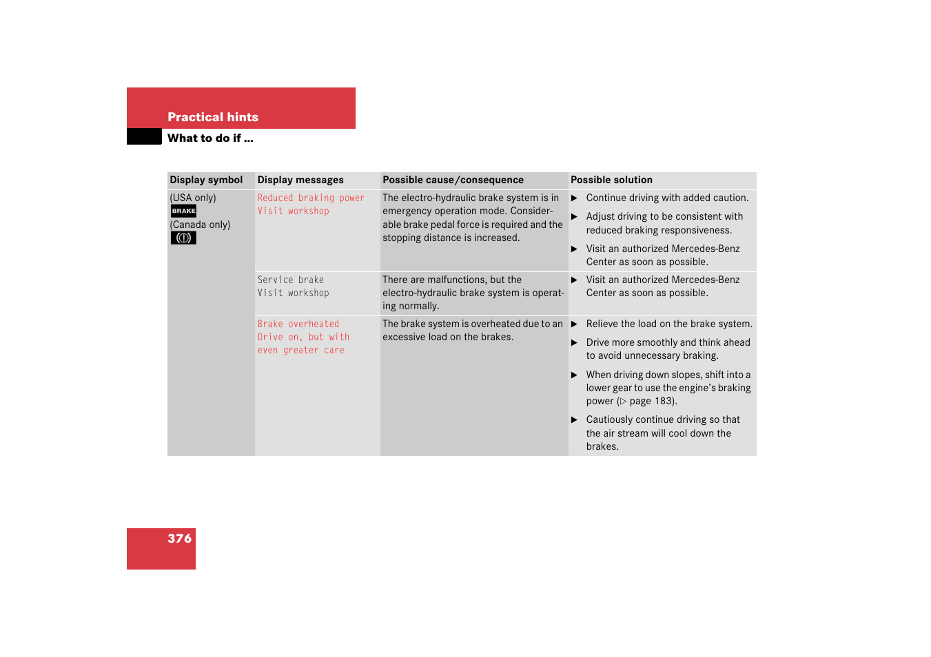 Mercedes-Benz CLS-Class 2006 Owners Manual User Manual | Page 377 / 498