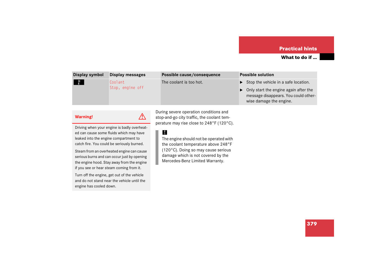 Multifunction display | Mercedes-Benz CLS-Class 2006 Owners Manual User Manual | Page 380 / 498