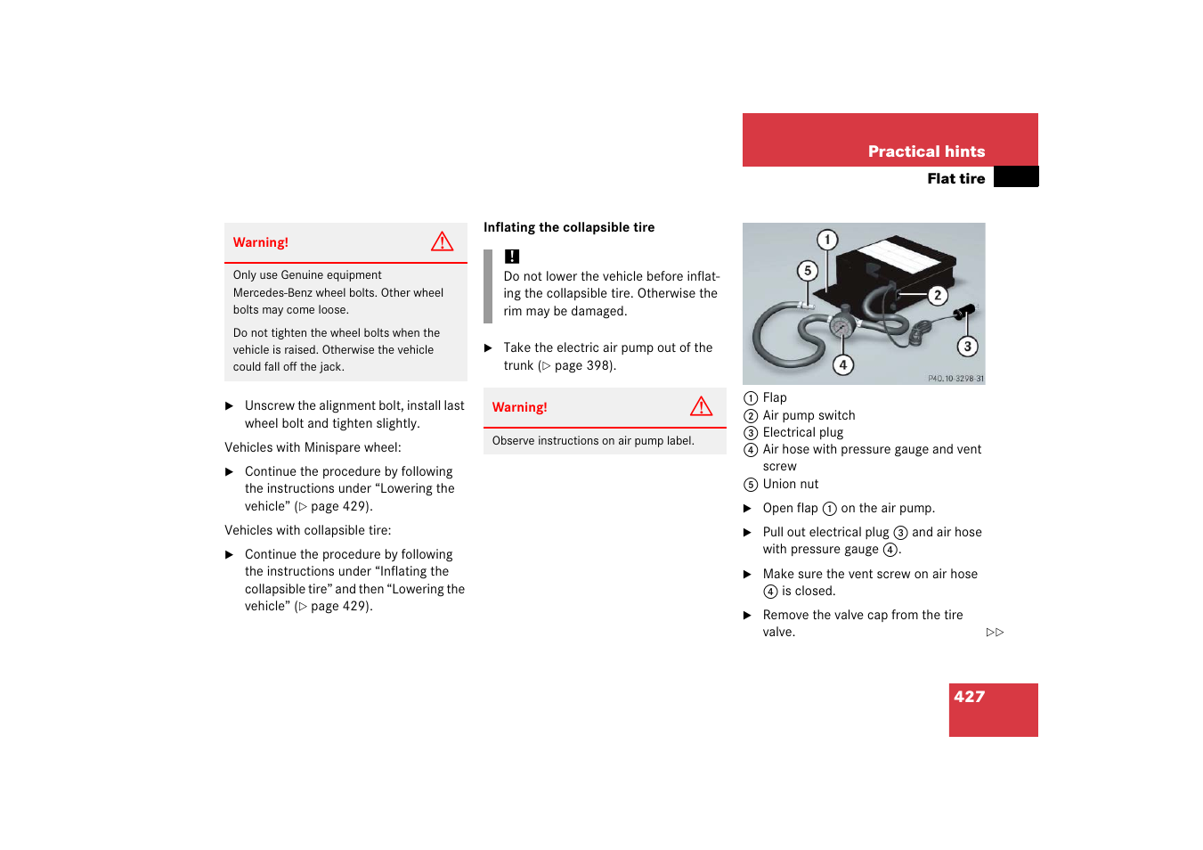 Mercedes-Benz CLS-Class 2006 Owners Manual User Manual | Page 428 / 498