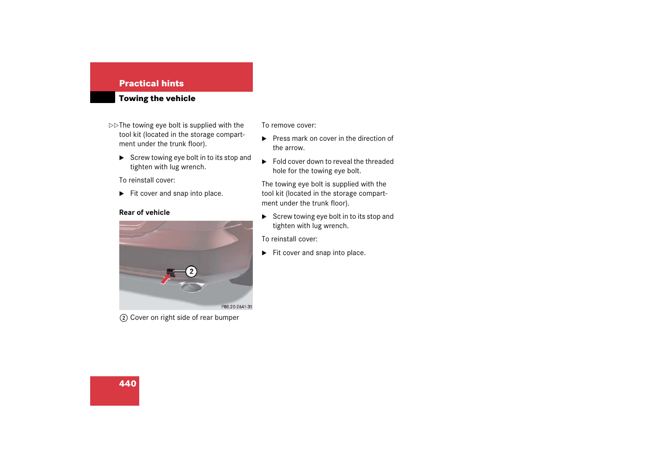 Mercedes-Benz CLS-Class 2006 Owners Manual User Manual | Page 441 / 498
