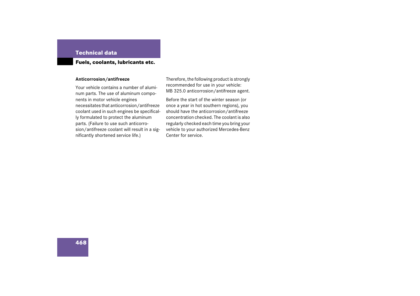 Mercedes-Benz CLS-Class 2006 Owners Manual User Manual | Page 469 / 498