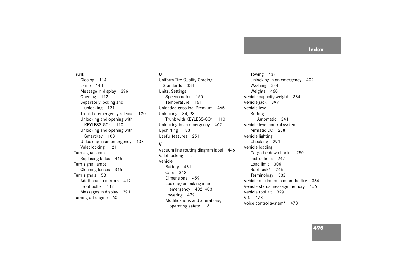 Mercedes-Benz CLS-Class 2006 Owners Manual User Manual | Page 496 / 498