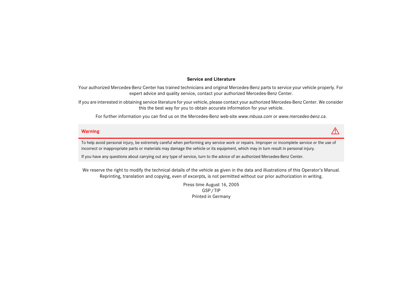 Mercedes-Benz CLS-Class 2006 Owners Manual User Manual | Page 498 / 498