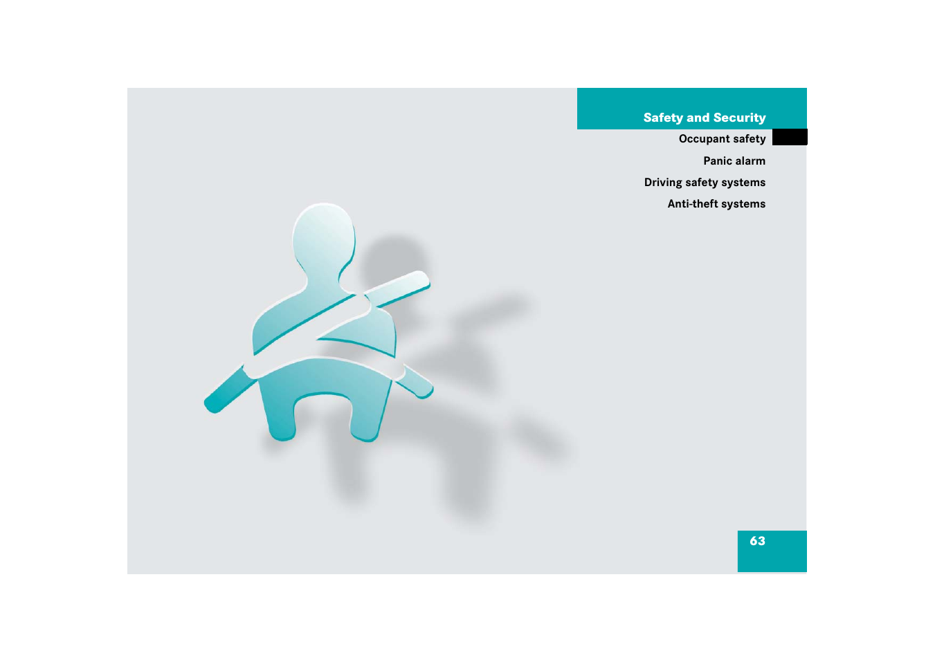 Safety and security | Mercedes-Benz CLS-Class 2006 Owners Manual User Manual | Page 64 / 498