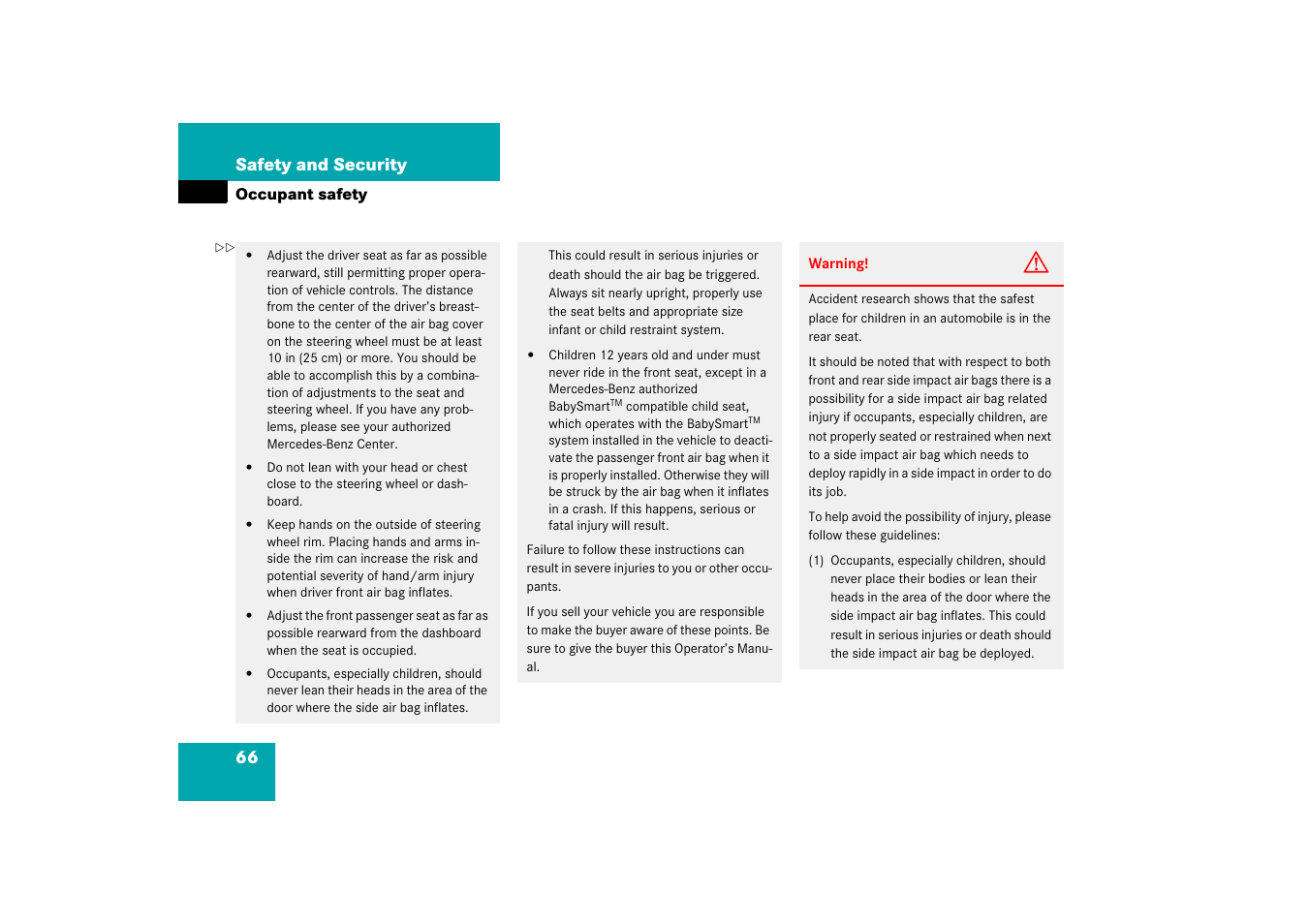Mercedes-Benz CLS-Class 2006 Owners Manual User Manual | Page 67 / 498