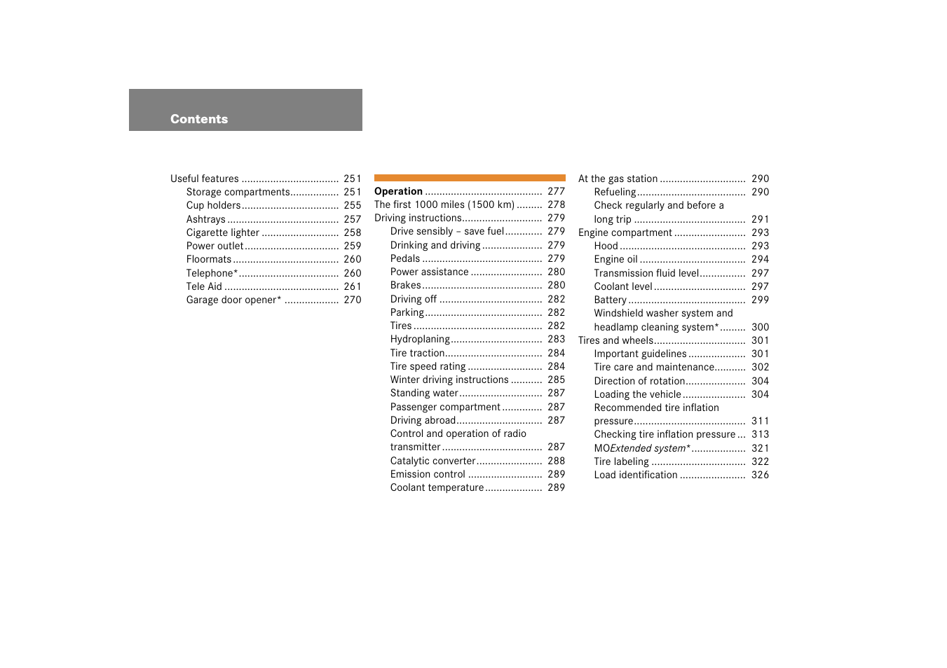 Mercedes-Benz CLS-Class 2006 Owners Manual User Manual | Page 7 / 498