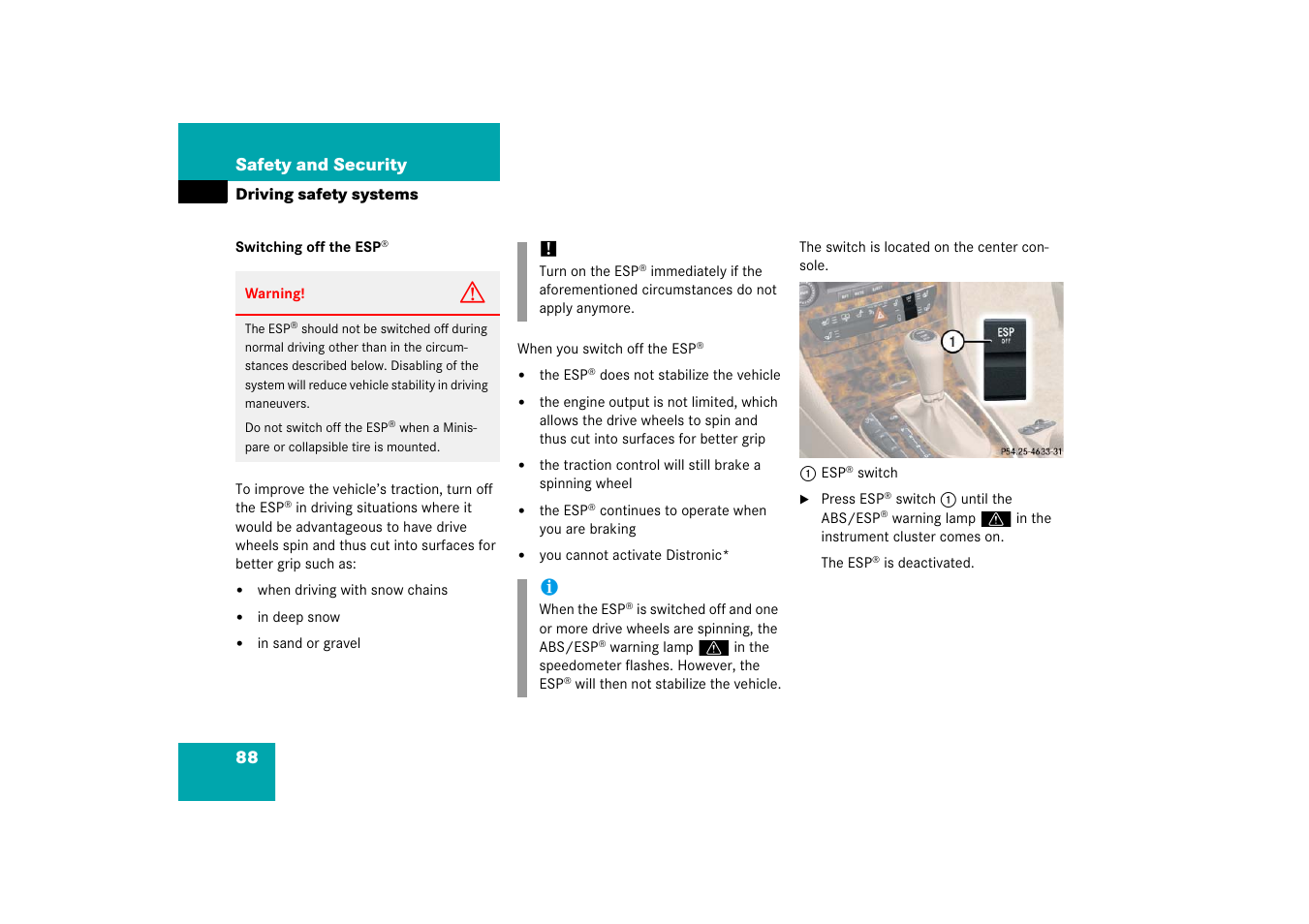 Mercedes-Benz CLS-Class 2006 Owners Manual User Manual | Page 89 / 498