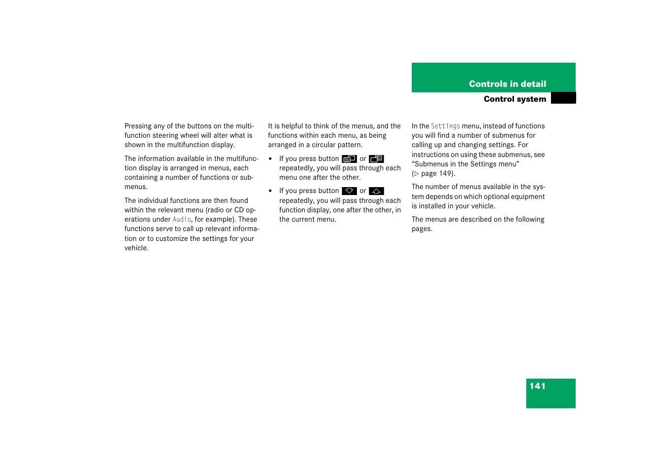 Mercedes-Benz CLK-Class 2006 Owners Manual User Manual | Page 142 / 514