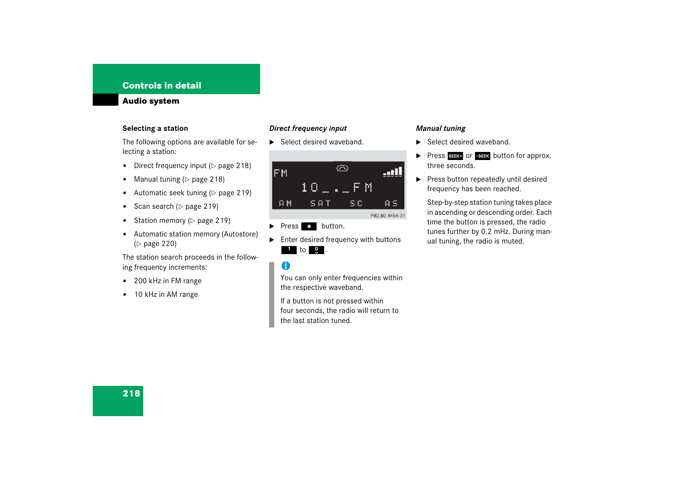 Mercedes-Benz CLK-Class 2006 Owners Manual User Manual | Page 219 / 514