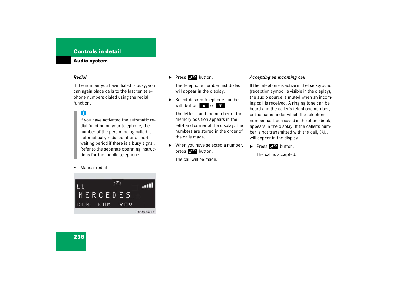 Mercedes-Benz CLK-Class 2006 Owners Manual User Manual | Page 239 / 514