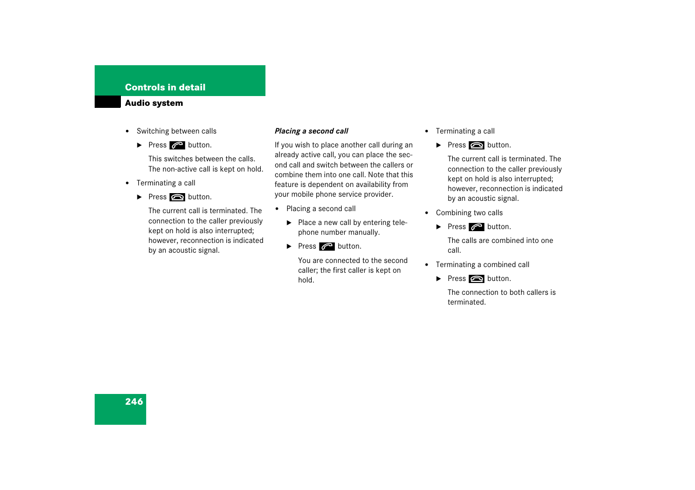 Mercedes-Benz CLK-Class 2006 Owners Manual User Manual | Page 247 / 514