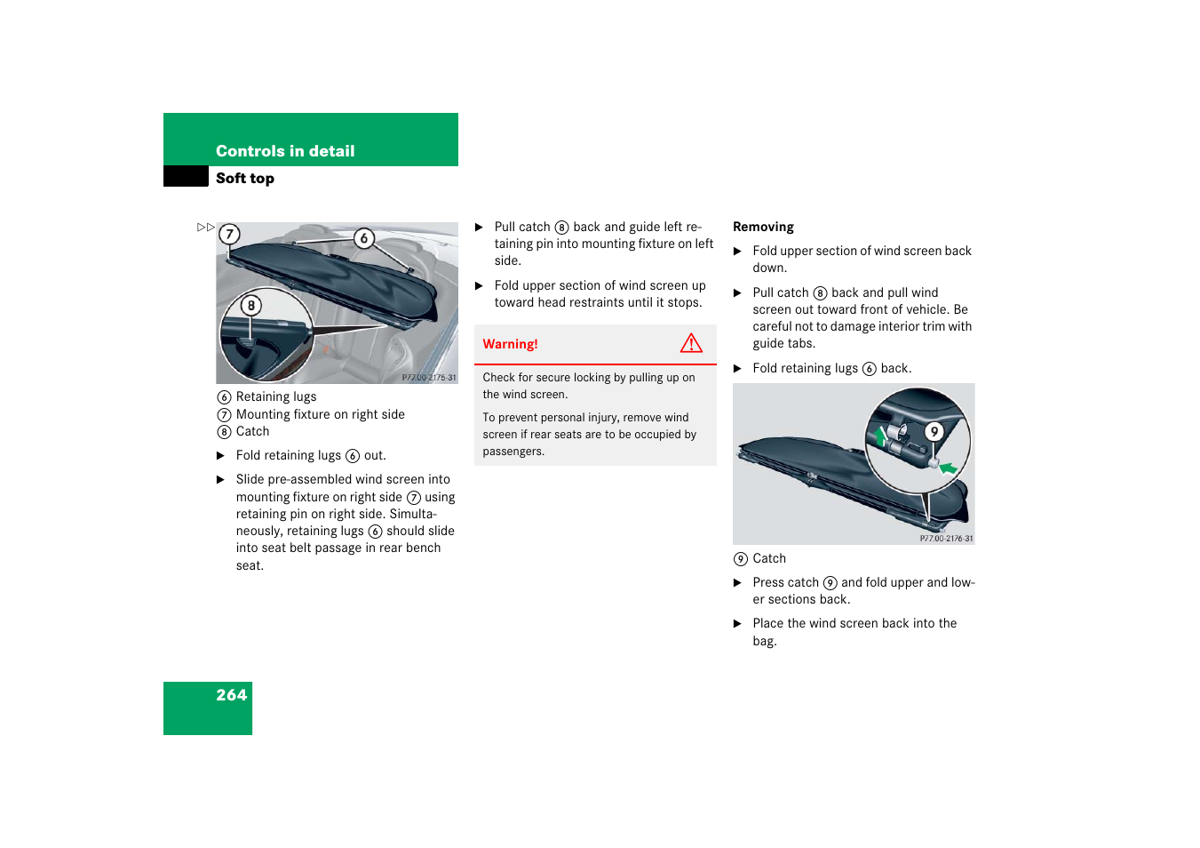 Mercedes-Benz CLK-Class 2006 Owners Manual User Manual | Page 265 / 514