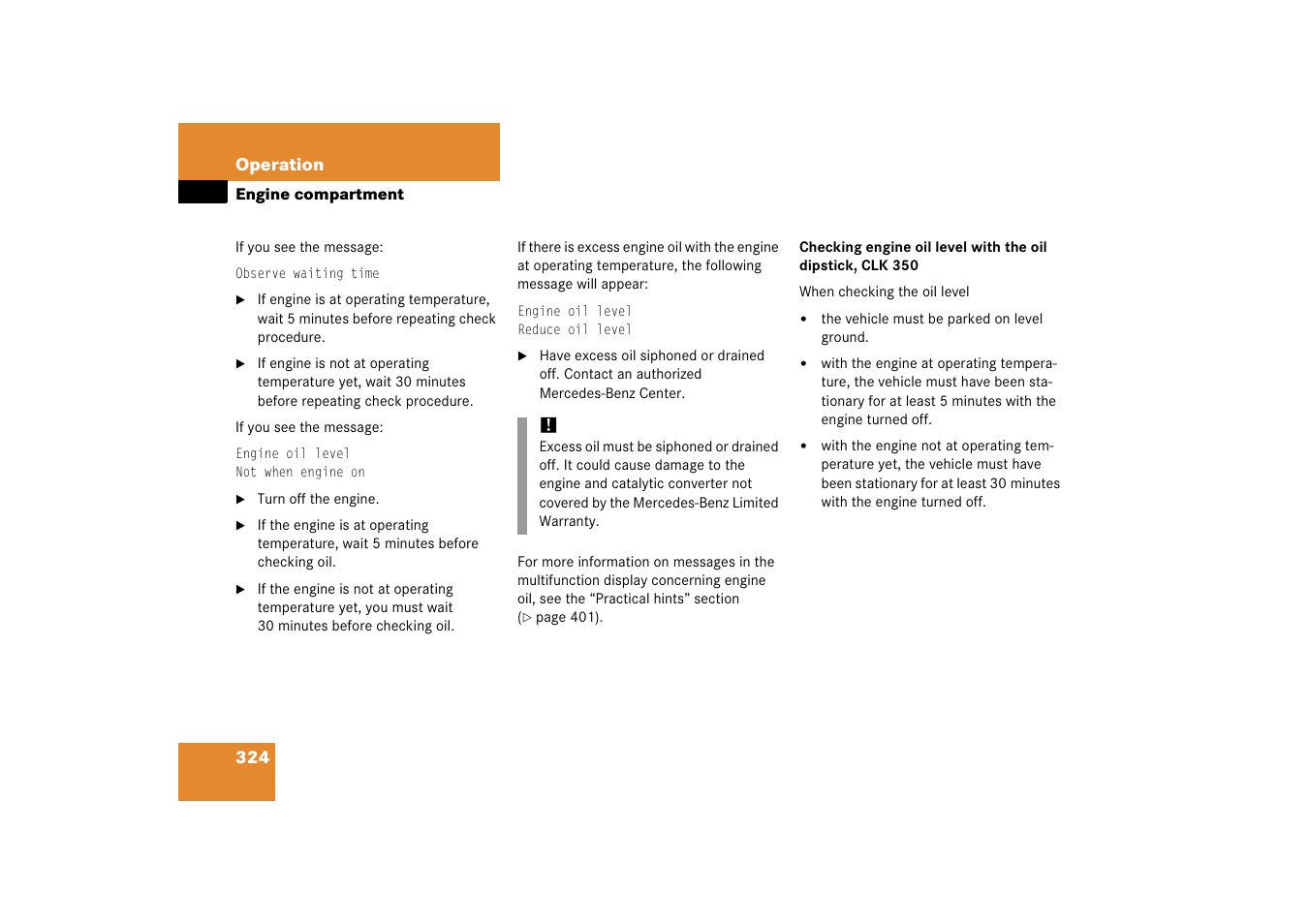Mercedes-Benz CLK-Class 2006 Owners Manual User Manual | Page 325 / 514