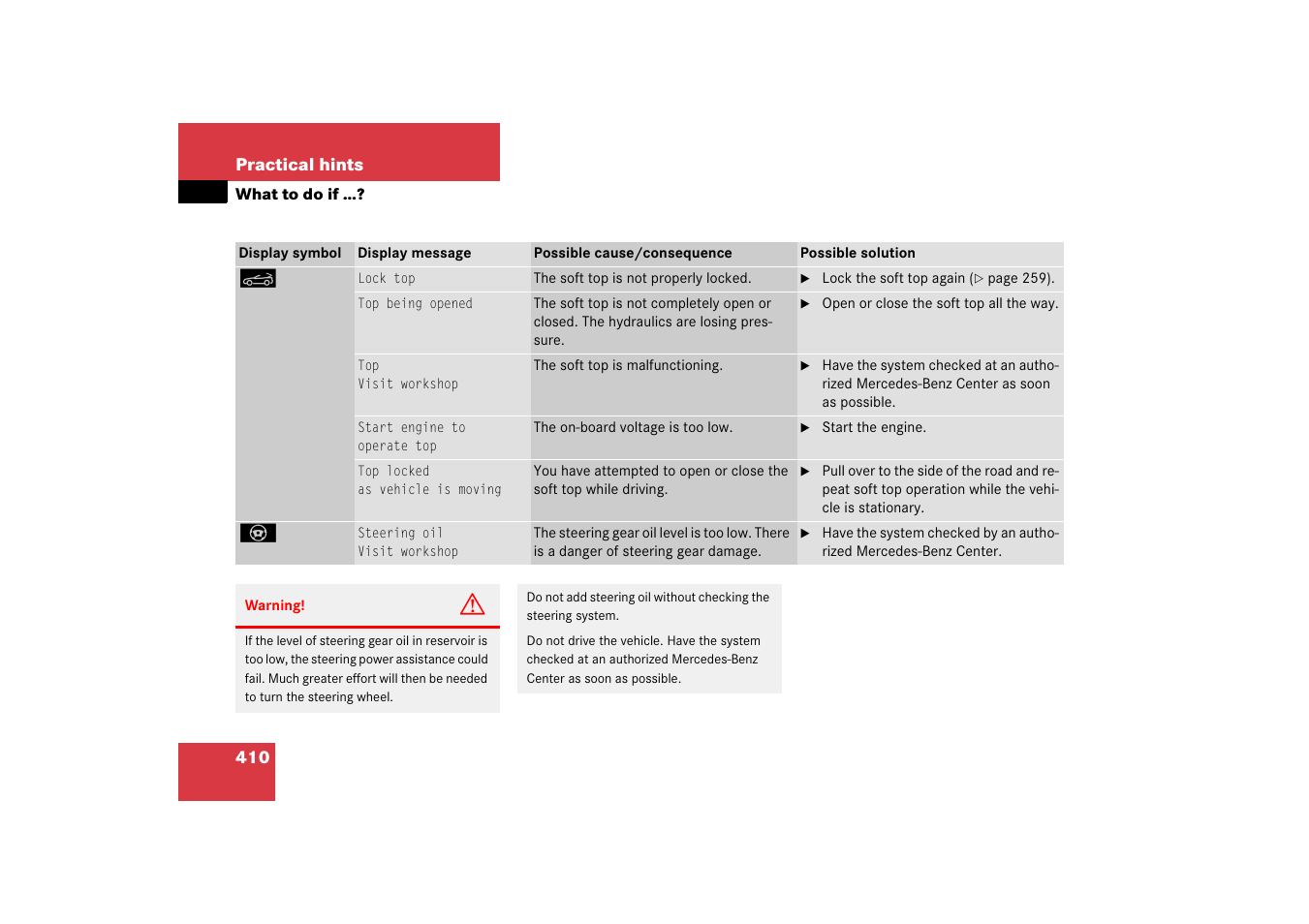 Mercedes-Benz CLK-Class 2006 Owners Manual User Manual | Page 411 / 514