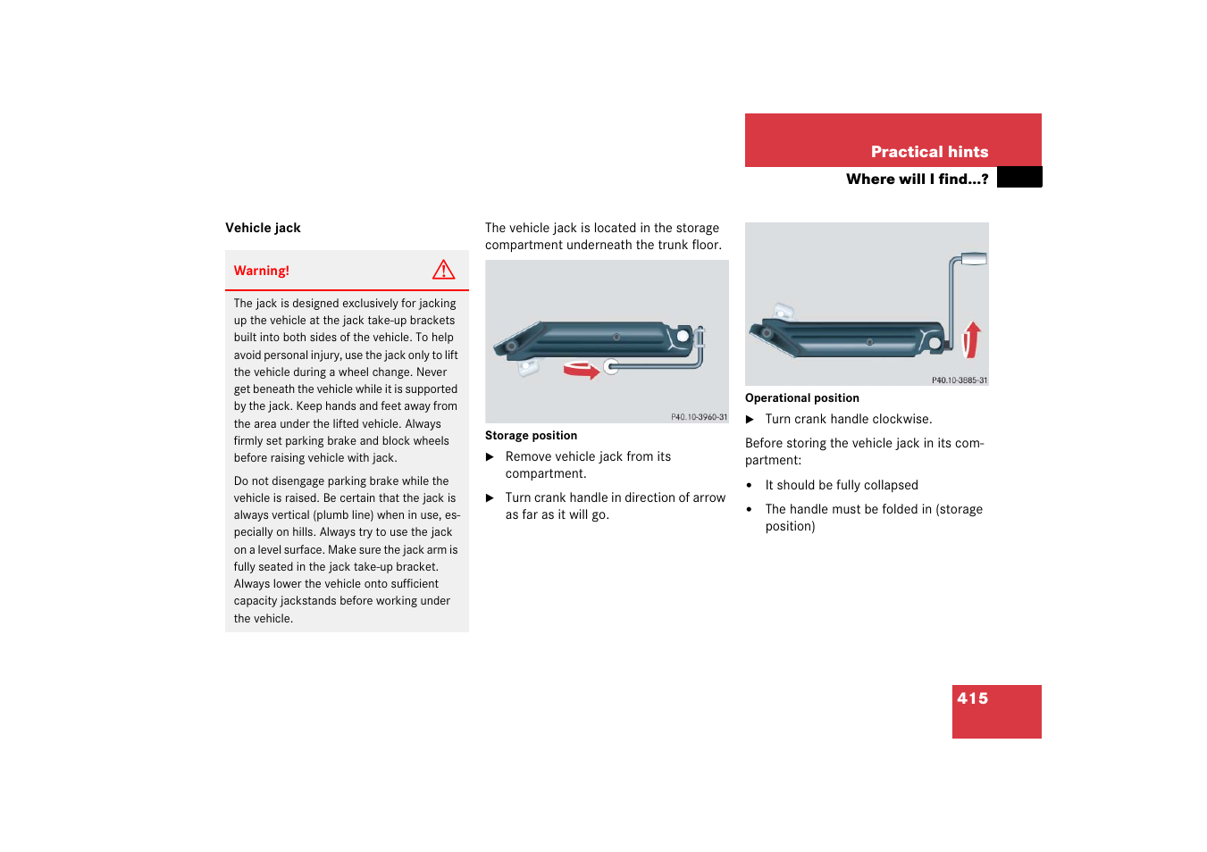Mercedes-Benz CLK-Class 2006 Owners Manual User Manual | Page 416 / 514