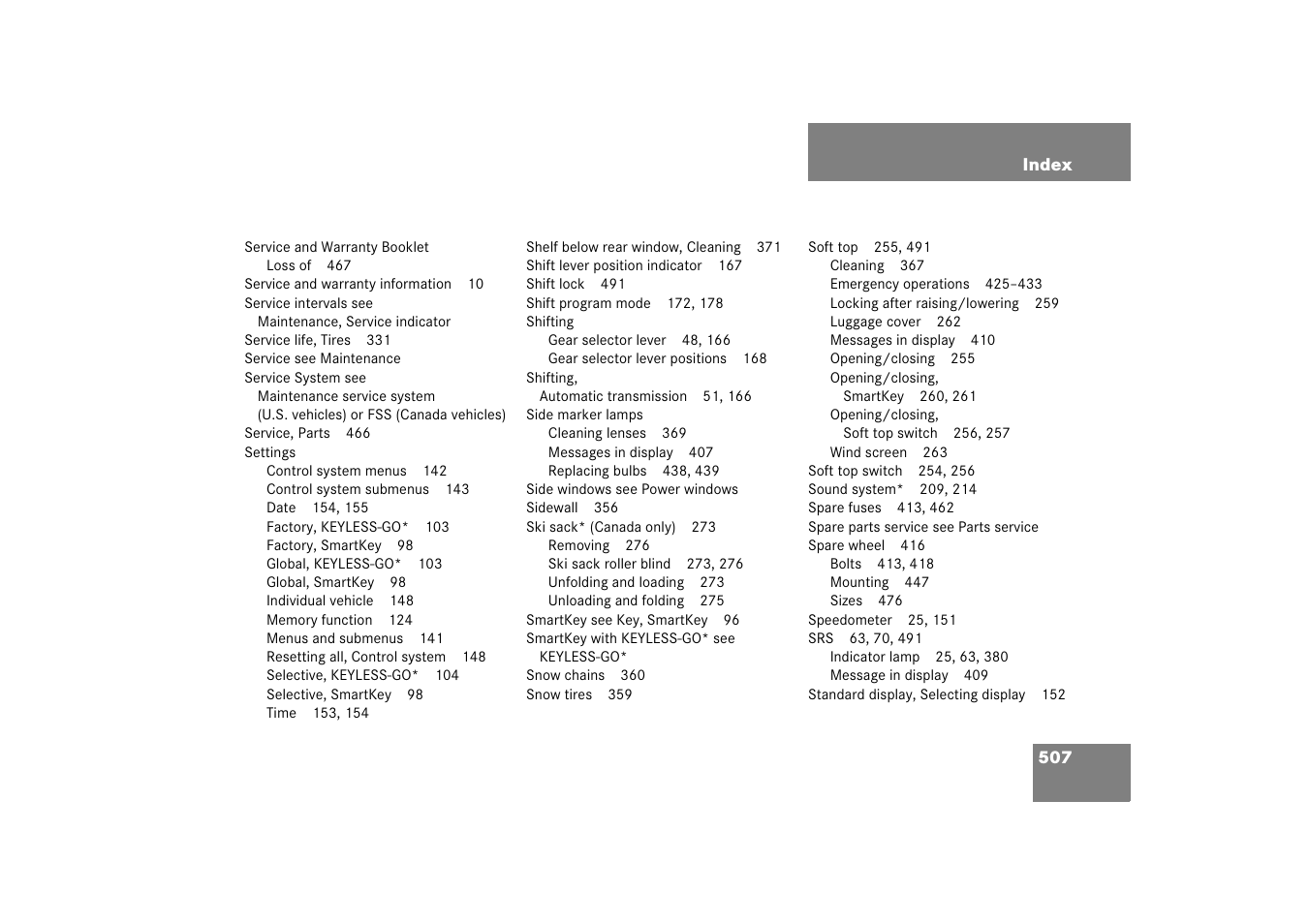 Mercedes-Benz CLK-Class 2006 Owners Manual User Manual | Page 508 / 514