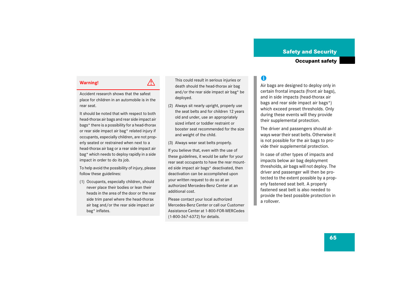 Mercedes-Benz CLK-Class 2006 Owners Manual User Manual | Page 66 / 514