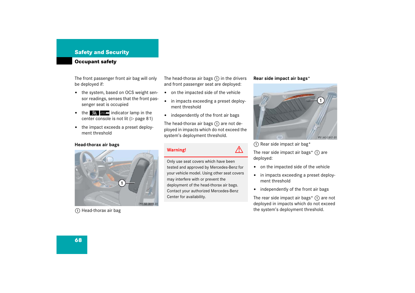 Mercedes-Benz CLK-Class 2006 Owners Manual User Manual | Page 69 / 514
