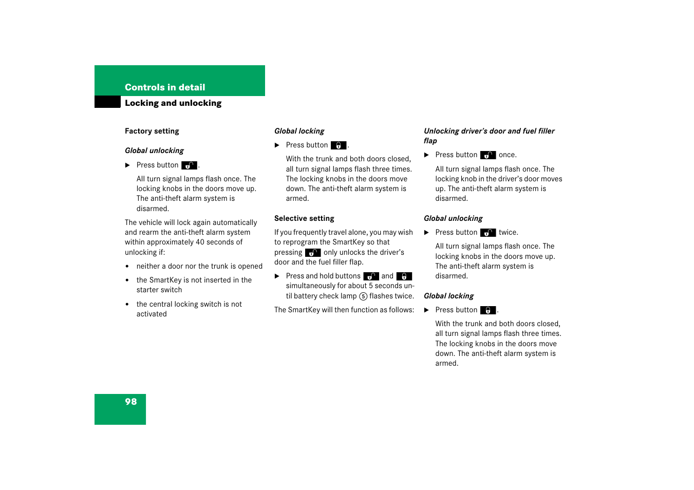 Mercedes-Benz CLK-Class 2006 Owners Manual User Manual | Page 99 / 514