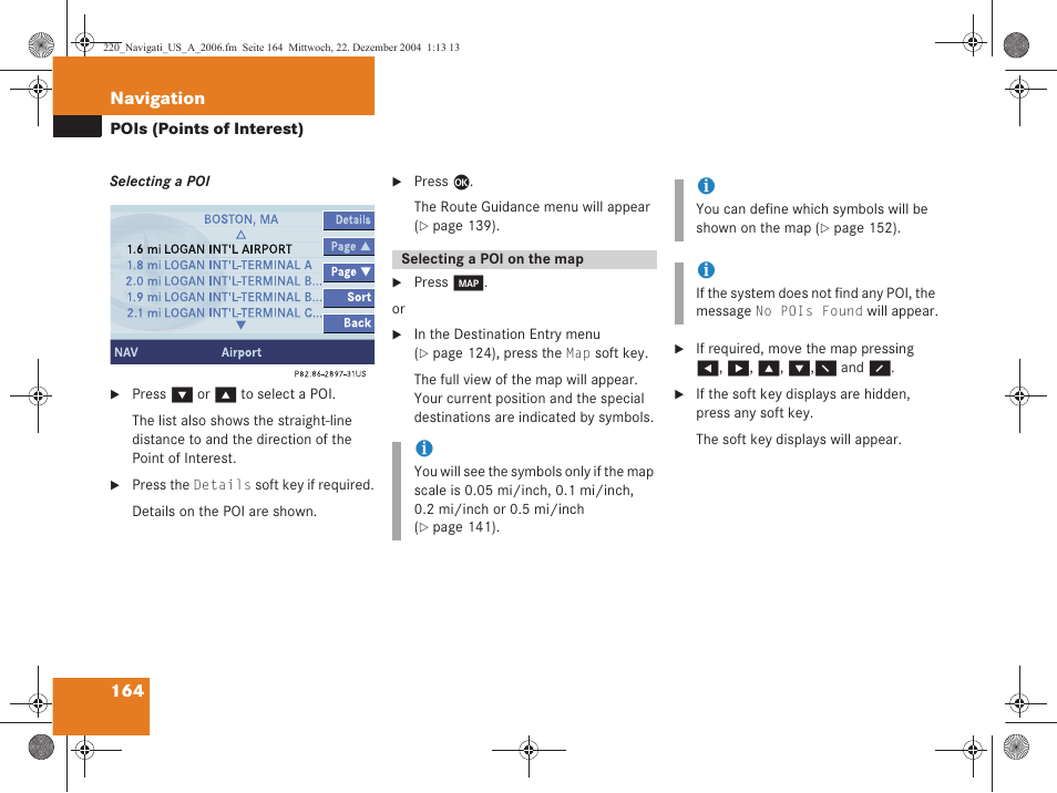 Mercedes-Benz S-Class 2006 COMAND Manual User Manual | Page 166 / 226